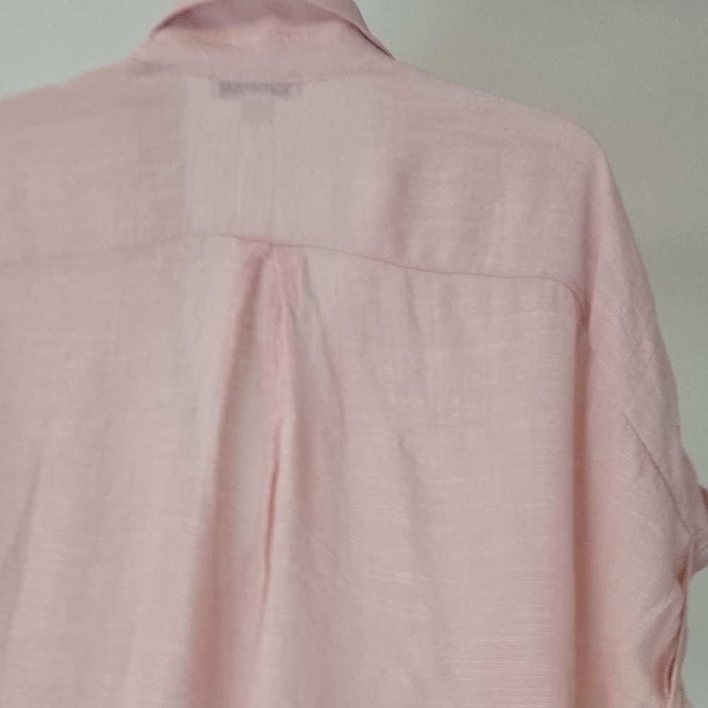 FAVLUX Pink Button Down Shirt Lightweight Classic SKU24 - Picture 5 of 6